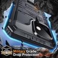 thumbnail image 4 of REJODA-Heavy Duty Military Grade Metal Case for iPhone 16 Plus, Waterproof, Shockproof, Full Body Protection, Built-in Screen Protector, Black, 4 of 4