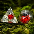 thumbnail image 3 of Foam Brain Games Poly Set - Red Ladybug w/Silver (7) New, 3 of 3