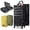 CTB Black with 2 Makeup Brush Bag, variant on Byootique 4in1 Rolling Makeup Train Case with 2 PCS Clear Cosmetic Toiletry Bag for Makeup Artist, CB Shadows