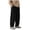 Black, variant on Men's Mid Seam Patchwork Design Cargo Pants Casual Loose Straight Leg Pants Cargo Pants Straight Leg Yellow
