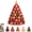 D#040, variant on 2026 DIY Fabric Christmas Advent Tree Kit, Wall Hanging Calendar, 24 Pocket Christmas Countdown Calendar, Handmade Reusable Fill‑in Advent Decor for Indoor Xmas Family Holiday Tradition D