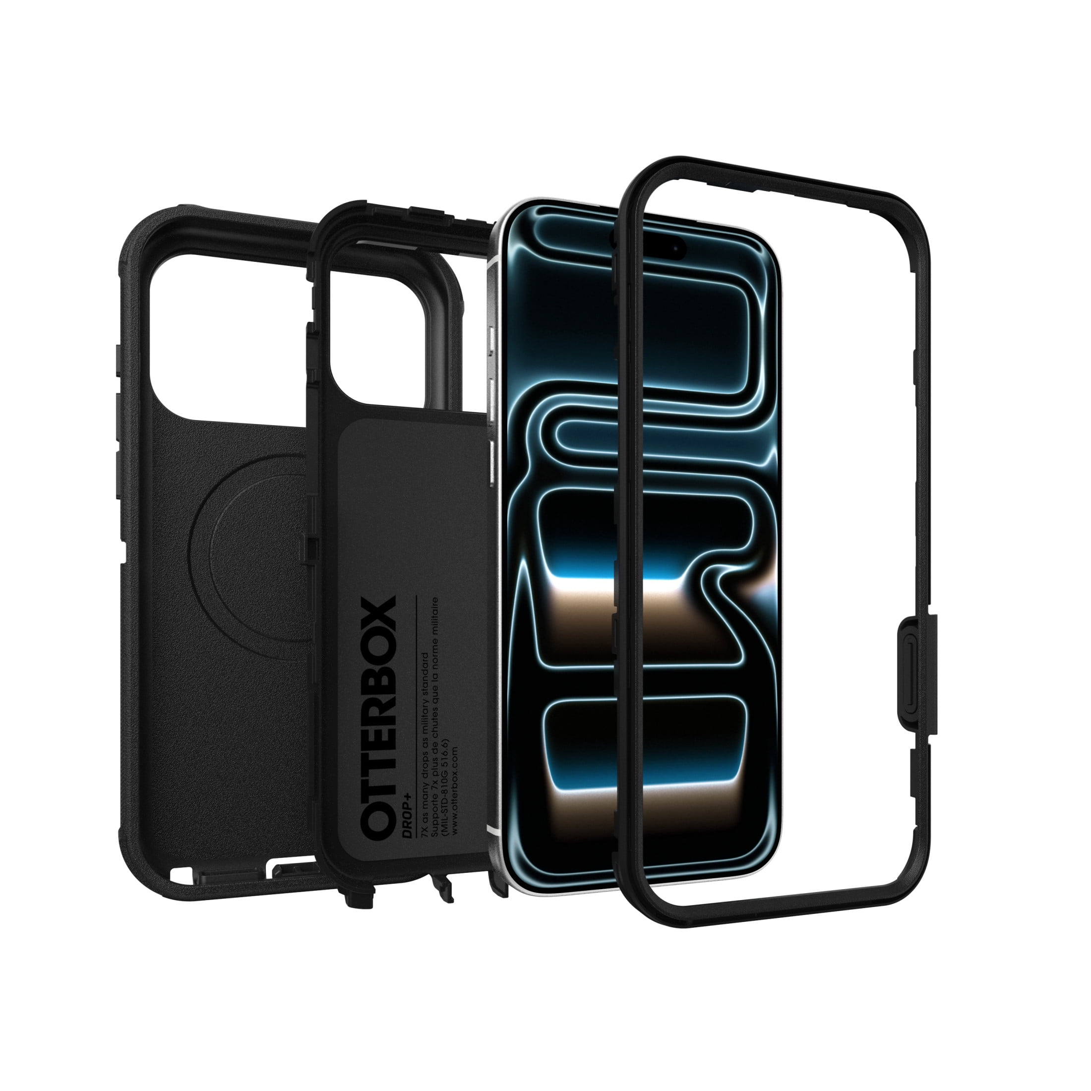 OtterBox Defender Series Pro Case with MagSafe and Camera Control for Apple iPhone 17 Pro Max - Black