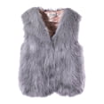 thumbnail image 3 of OJSFQUFP Kid's Fall and Winter Faux Vest Stylish Warm and Thickened Sleeveless Jacket, 3 of 6