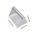 thumbnail image 3 of Agiferg Steel Rectangular Lattice Meat Press Board With Wooden Handle Meat Press, 3 of 9