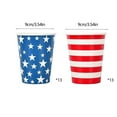thumbnail image 3 of Fwttom 4Th of July Decorations, Nationalist Disposable Party Supplies Independence Day Veterans Memorial Red White and Blue Party Decorations, 3 of 6