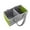 Green, variant on Felt Storage Bag Carrying Tote - 10.4" L x 5.5" W x 5.11" H Musical Toy Organizer with Handle for Outdoor - Felt Organizer for Figurines Speaker Electronics(Red)