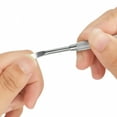 thumbnail image 2 of EXLEAF 2026 New Steel Cuticle Pusher Double Ended Stick for Cuticle Exfoliating in Professional Use and Personal Use, 2 of 6