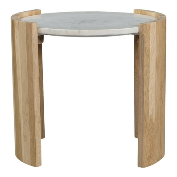 Moe's Home Collection Dala Side Table White Stone Side Tables