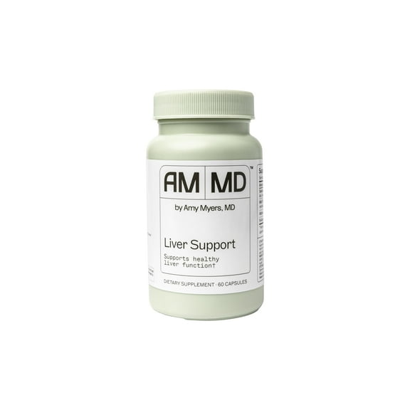 Amy Myers MD Liver Support - Supports Healthy Liver Function, Detox Pathways & Antioxidant Activity - With Selenium, Milk Thistle, Turmeric - 60 Capsules