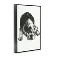 thumbnail image 3 of Stupell Industries Traditional Bulldog Drawing Portrait Black Framed Giclee Art, 20 x 30, by cartissi, 3 of 8