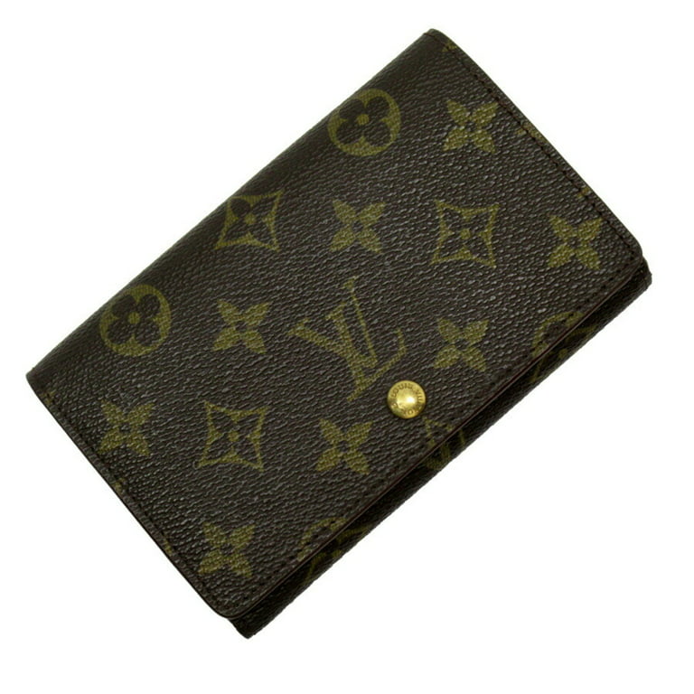 Authenticated used Louis Vuitton Bifold Wallet Monogram Portomone Bie Tresor Canvas M61730, Women's, Size: (HxWxD): 9cm x 14.5cm x 2.5cm / 3.54'' x