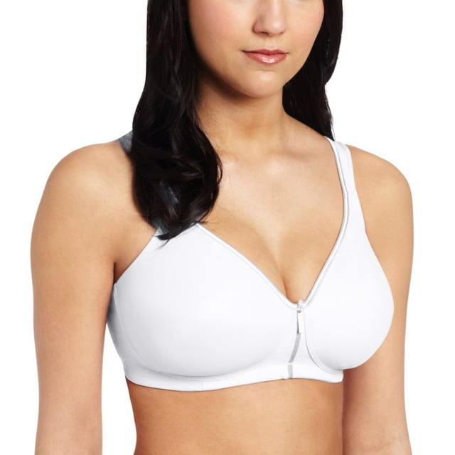 Vanity Fair Womens Body Caress Full Coverage Wirefree Bra, 36B, Star White
