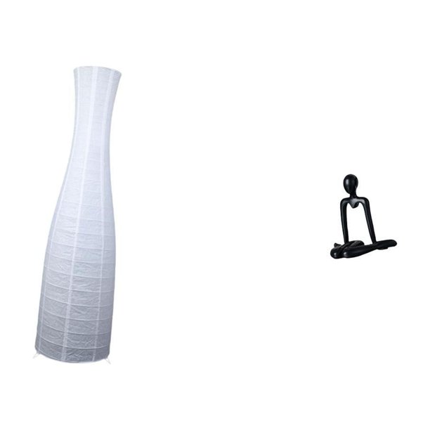 Pantalla de lámpara de pie,Lámpara de pie de papel,pantallas de lámparas de mesa nórdicas,Accesorios japoneses para luces de pie con cubierta,Figura de escritorio,Escultura abstracta de