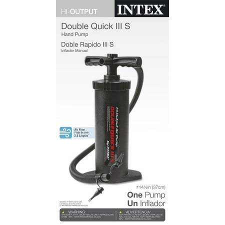 INTEX 空気入れ 「 ダブルクイック ハンドポンプ (倍速)」 空気ポンプ エアポンプ (プール うきわ フロート などに) インテックス
