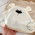 thumbnail image 4 of Coerni Toddler Baby Boys Cotton Cartoon Bear Pattern Tank Tops Shorts with Bear Ear 2 Pcs Set Summer Casual Clothes Hawaii Holiday Set, 4 of 5