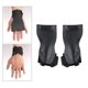 thumbnail image 5 of Correas de levantamiento de pesas, entrenamiento, gimnasio, muñequeras, guantes protectores, culturismo negro, 5 of 9
