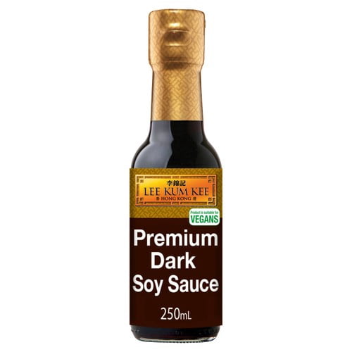 Lee Kum Kee Premium Dark Soy Sauce 250ml, British Import (Pack of 2)