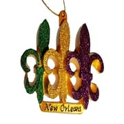 MARDI GRAS CREATIONS Fleur De Lis New Orleans Ornament Mardi Gras Party Favors