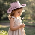 thumbnail image 2 of MUXiin Cowboy Hats for Kids Boys Girls Western Cowgirl Hat Party Hats Toddler Cowboy Hats, 2 of 4