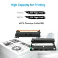 thumbnail image 5 of MICOTONER TN660 Toner Cartridge & DR630 Drum Unit Compatible for Brother HL-L2365DW DCP-L2560DW MFC-L2720DW (Black 2*Toner 1*Drum), 5 of 8