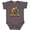 Charcoal Grey, variant on Inktastic Soccer Girl Superhero Girls Baby Bodysuit