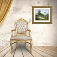 thumbnail image 3 of Motz, Peter 17x15 Gold Ornate Wood Framed with Double Matting Museum Art Print Titled - Song of the birds, 3 of 4