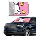 thumbnail image 4 of Windshield Sun Shade Foldable Car Front Window Sunshade For Car Suv Trucks Vans - Best Heat Shield Blocker Visor Cover Blocks Uv Rays And Keeps Your Vehicle Cool-Small, 4 of 5