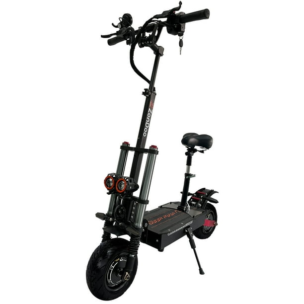 ZonDoo ZO03 Plus Electric Scooter Adults MPH 60Miles Long Range, Dual Motor 5600W 11" Road Tires With Seat Adults - Walmart.com