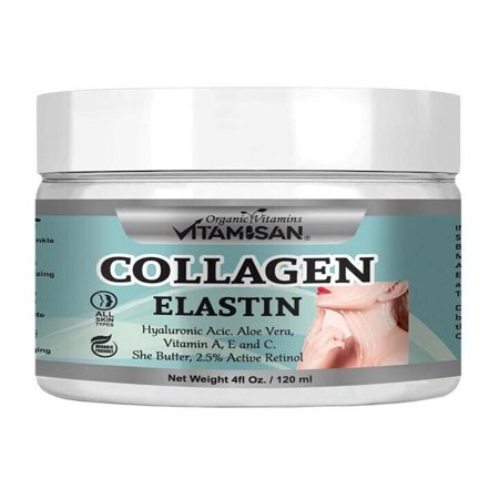 Collagen & Elastin Cream Daily Repair Face Colageno Elastina Skin Control 120 ML