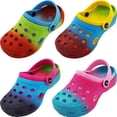 thumbnail image 2 of Norty Toddler Girls Tie Dye Clog Sandal with Backstrap, 2 of 9
