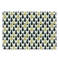 thumbnail image 1 of Yellow and Black Cutting Board, Exotic Getaway Themed Illustration Fresh Summer Season Food, Decorative Tempered Glass Cutting and Serving Board, Large Size, Earth Yellow and Black, by Ambesonne, 1 of 1