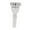 Silver, variant on Kokiya Tuba Mouthpiece Easy to Use Accurate Professional 14mm for Beginners Players Gold