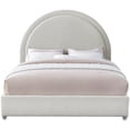 thumbnail image 7 of Meridian Furniture Milo Cream Fabric King Bed, 7 of 7