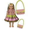 Creative Cuts Fabric Doll Dress Kit, Pink Floral