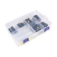 thumbnail image 1 of Kit de conectores de cables automotrices, conectores de terminales, kit de conectores de cables eléctricos moldeados para vehículos con caja de automó, 1 of 9