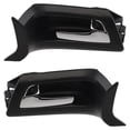 thumbnail image 2 of Front Driver and Passenger Side Interior Door Handle Compatible with 2008-2009 Pontiac G8 Chrome Lever With Black Bezel With Lock Button 92213438 92213437 GM1352172 GM1353172, 2 of 2