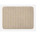 thumbnail image 1 of Traditional Bath Mat, Old Fashioned Ottoman Arabesque Moroccan Star Antique Middle Eastern Motif, Non-Slip Plush Mat Bathroom Kitchen Laundry Room Decor, 29.5 X 17.5 Inches, Multicolor, Ambesonne, 1 of 2