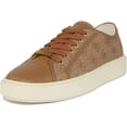 thumbnail image 6 of Guess Vice Men's Lace Up 4G Logo Print Synthetic Trainers In Beige Size 11.5, 6 of 6