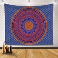 thumbnail image 1 of Tapiz para colgar en la pared, diseño bohemio, mandala circular, 130 x 150 cm, 1 of 2