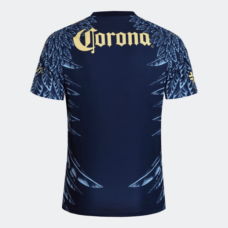 adidas Club América Away Men's Stadium Soccer Jersey 25/26 (US, Alpha, XX-Large, Regular, Regular, Blue)