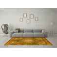 thumbnail image 3 of Ahgly Company Indoor Round Persian Yellow Traditional Area Rugs, 6' Round, 3 of 4