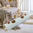 thumbnail image 3 of Tubo de gato Sunnimix para gatos de interior juguetes plegables, 3 of 8