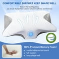 PULATREE Cervical Pillow, Relieves Neck Pain, Memory Foam Pillow
