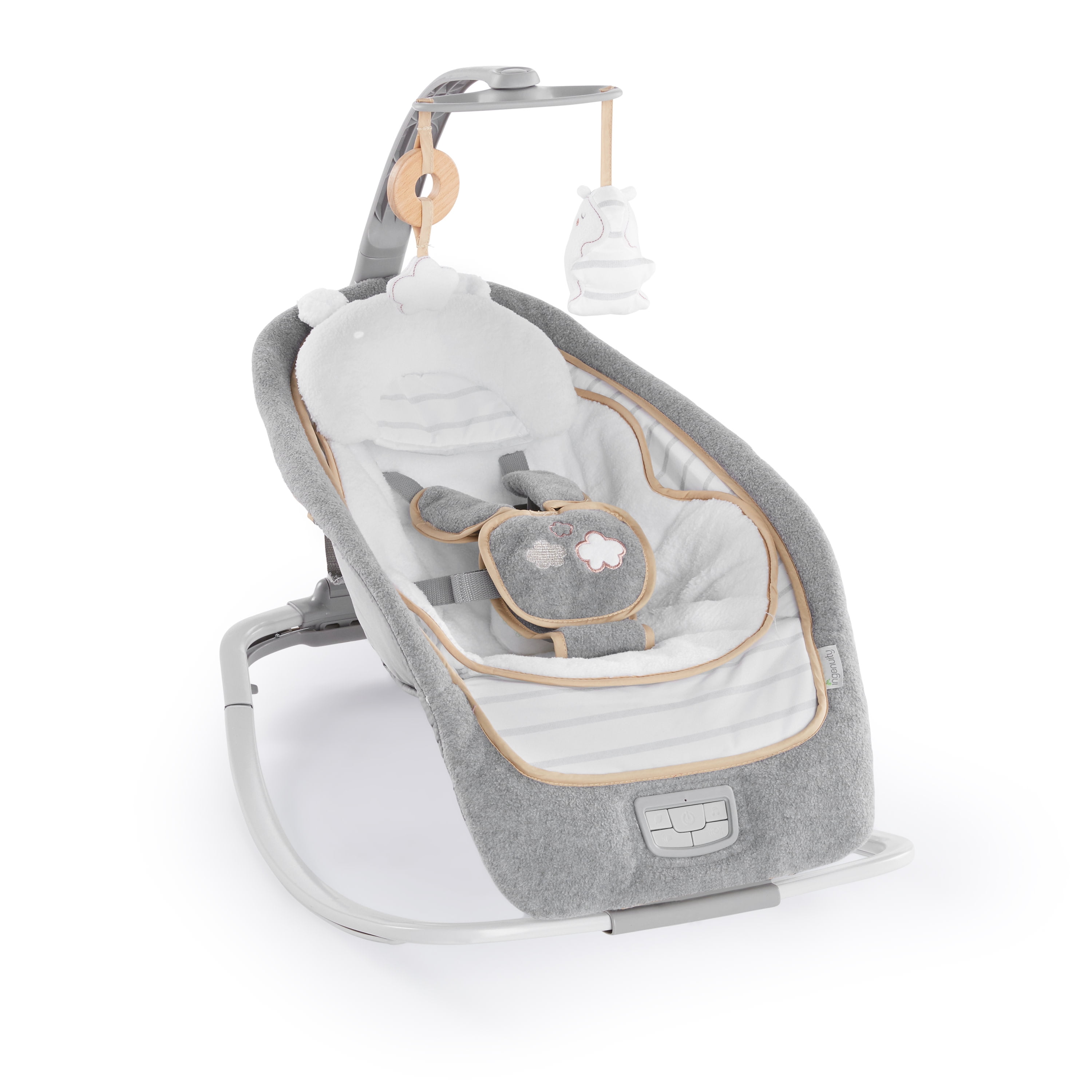 ingenuity boutique collection swing and rocker in bella teddy