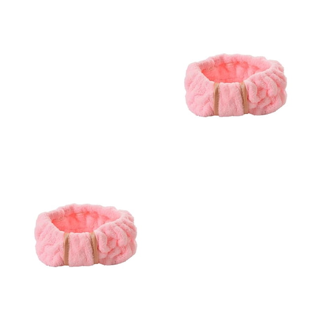 Sonducket Bandas para el cabello Banda elástica para el sudor de cara Diadema de vellón de coral Artículos para el hogar para maquillaje de spa Type2 NO2 Sonducket CBP256669