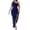 Blue, variant on Qiopertar Sequin Sleeveless Slit Dress for Women Off Shoulder Pencil Sheath Beaded Cocktail Party Evening Elegant Ankle Length Gown, Gray S