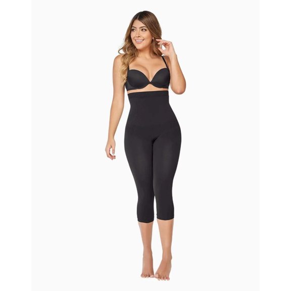 Curveez Womens Leggings Capri Leggings Compression Leggings for Women High Waisted Leggings