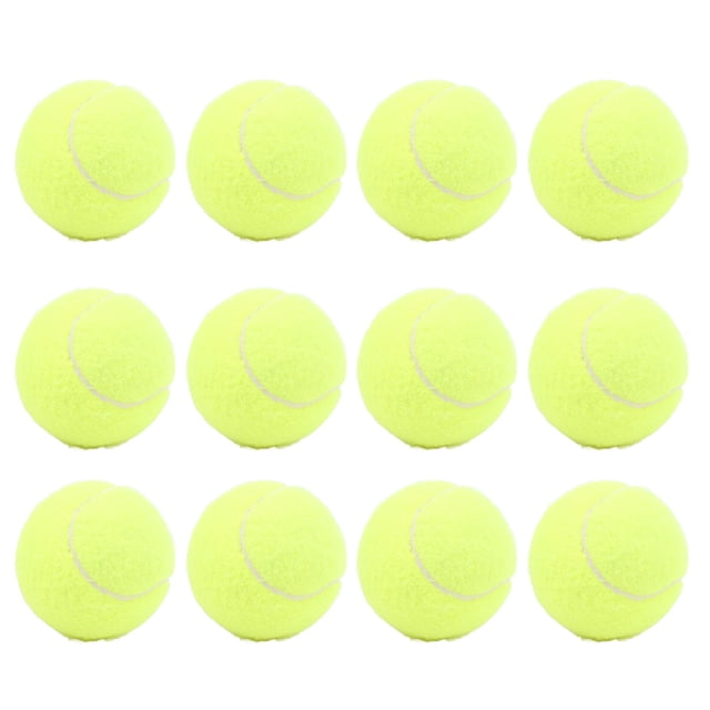 12 Pelotas De Tenis, Pelotas De Tenis Para Entrenamiento De Presión, Pelotas De Práctica Con Bolsa De Almacenamiento Para Entrenamiento Principiante