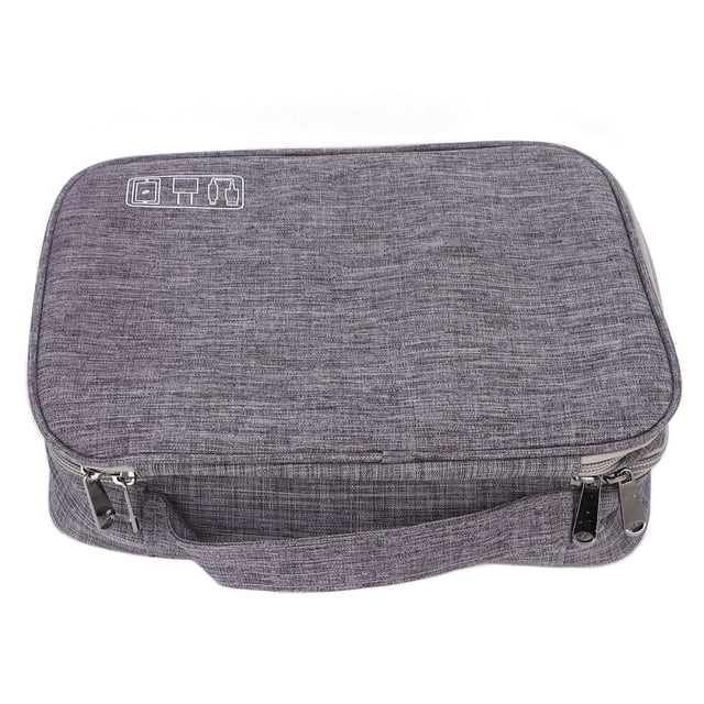 Neceser, Neceser Portátil De Cationes Para Cosméticos, Gris, Multifuncional, Resistente Al Agua, Con Instrucciones Para Viajar, Para Juegos De Brochas OTVIAP Cosmetic Bag