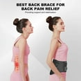 thumbnail image 7 of Back Brace For Lower Back Pain With Lumbar Pad,Back Support Brace For Men And Women With Dual Adjustable Straps,Back Brace For Herniated Disc, Sciatica, Scoliosis(2XL Fits 37.5"-47"), 7 of 7